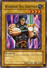 YuGiOh Warrior Dai Grepher (V.1) LOD-EN020 Common Englisch Excellent unl.