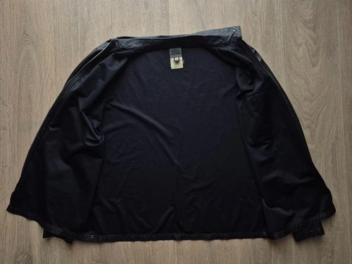 Vintage VERSACE JEANS COUTURE Black Polyurethane leather Shirt Jacket Medusa image 4