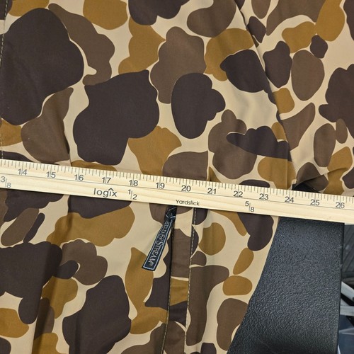 Vintage Field & Stream Camouflage Hunting Jacket Frog Skin Camo Brown Tan Size - Picture 11 of 14