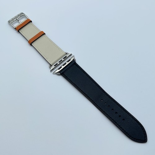 Original Apple Watch Hermes Single Tour INDIGO / CRAIE / ORANGE 49mm 46mm 45mm 44 - Bild 8 von 21