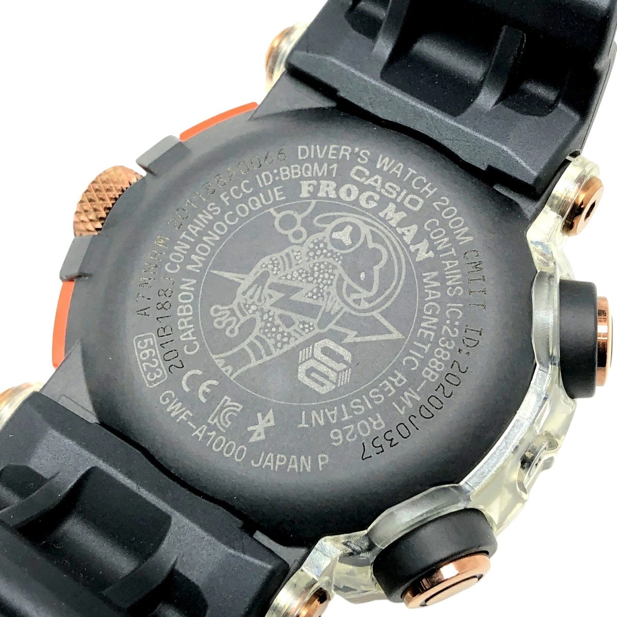 CASIO FROGMAN カスタム G-SHOCKカスタム】WCCSフロッグマン×クリアパーツ clear custom