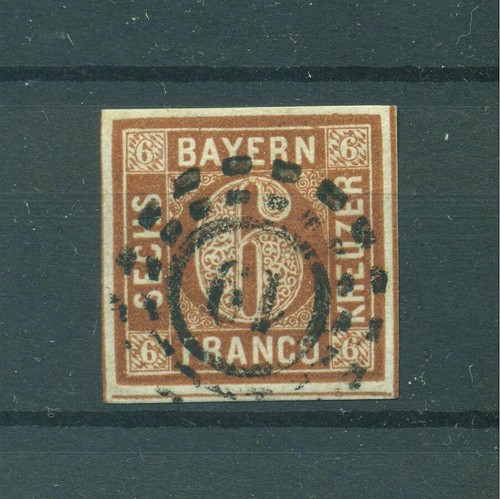 Bayern 4 II vollrandig, schön gestempelt mit Mühlradstempel 19