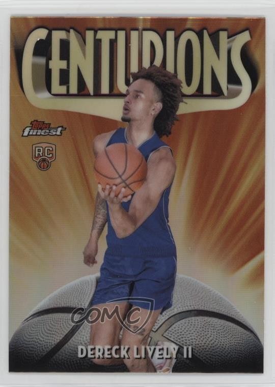 2023-24 Topps Finest Centurions Dereck Lively II #C-9 Rookie RC