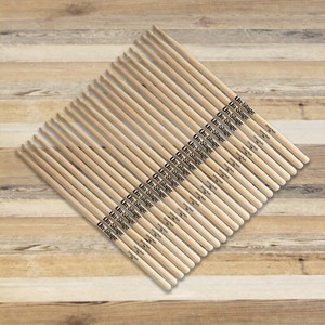 Open Box On-Stage MW7A Maple 7A Wood Drum Sticks with Wood Tips, 12-Pack