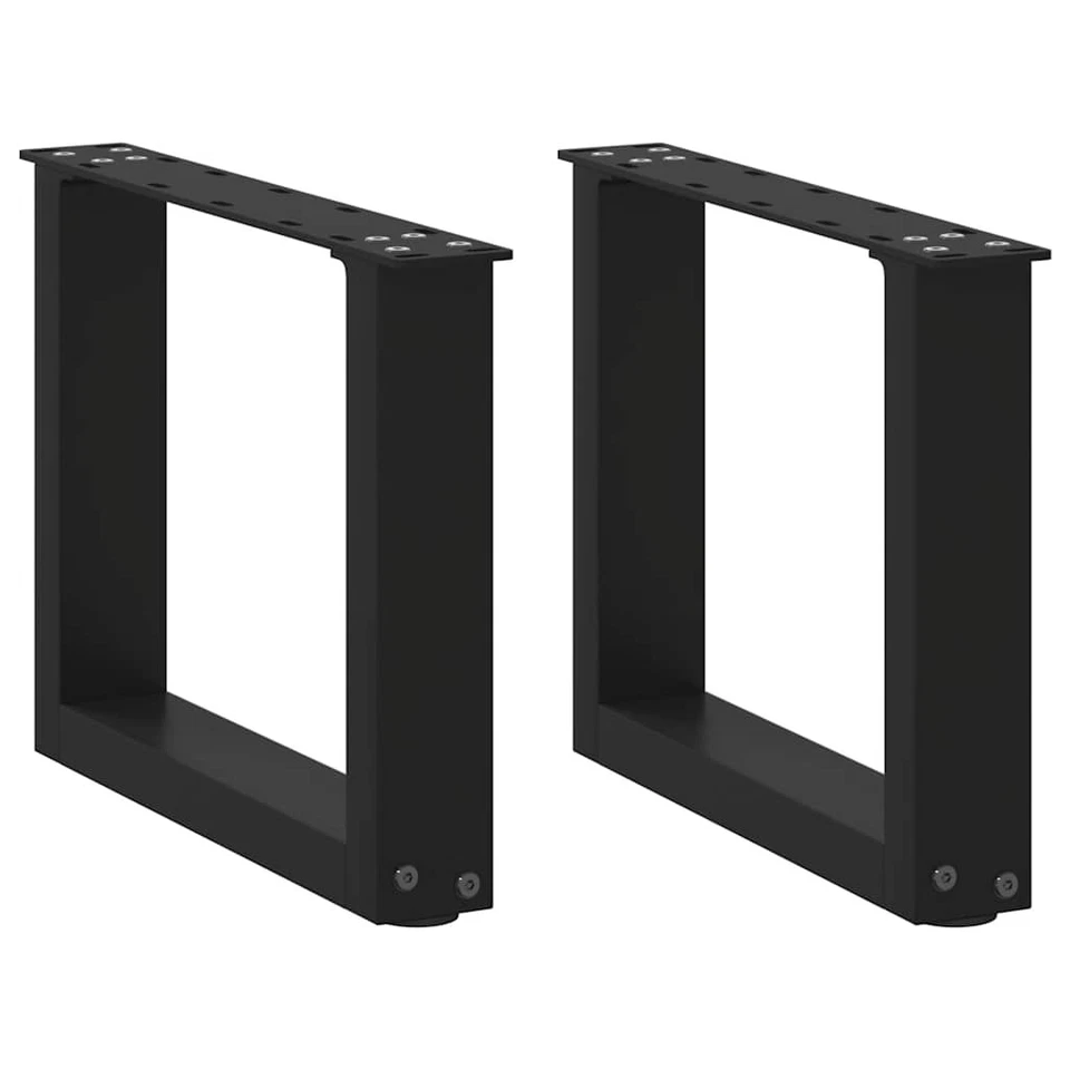 Tischgestell U-Form Tischbeine Tischfüße Couchtischgestell Stahl Untergestell - Bild 3 von 4