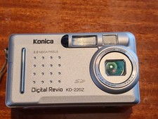 Konica Revio KD-220Z 2MP Digital Compact Camera - Tested & Working
