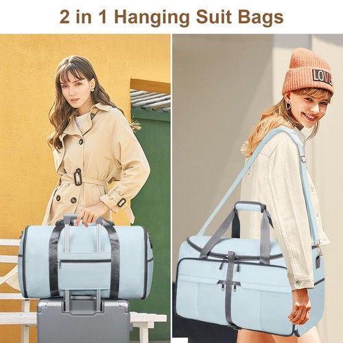 Foldable Garment Bags for Travel, 2 in 1 Convertible Carry On Travel Garment ... - Picture 7 of 7