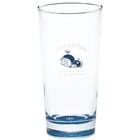 "Doraemon" glass tumbler cup S 415ml indigo 011148