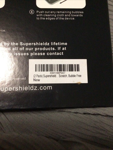 Supershieldz Tempered Glass Screen Protector for Samsung Galaxy Tab A 10.5 2pack - Picture 5 of 6