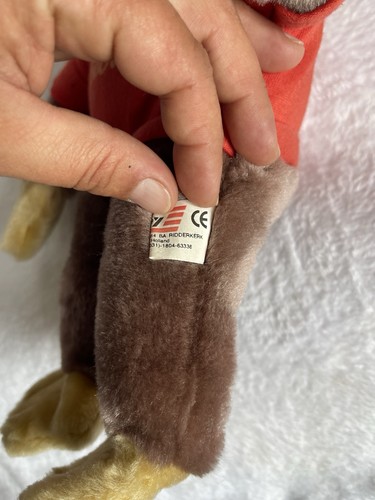 Vintage 80er Jahre Curious George Plüsch Affe Spielzeug 14 Zoll Ostoy - Bild 6 von 7