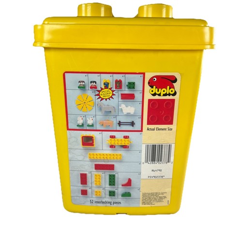 Lego Duplo Set 2378 Mixed Up 52 Pieces + Yellow Brick Container READ EUC - Picture 4 of 11