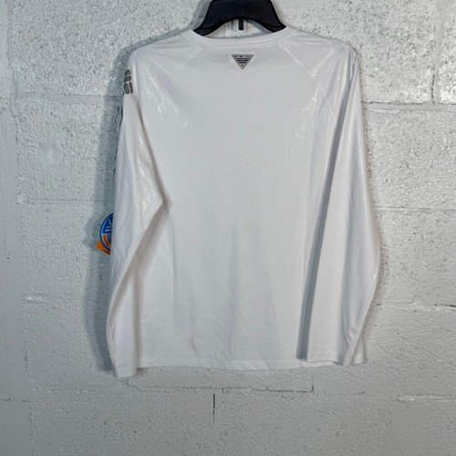 Columbia Women's PFG Tidal Deflector Long Sleeve Pullover White XL - Picture 6 of 6