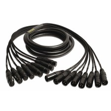 Mogami Gold 8 XLR-XLR-50 Audio Snake Cable, 8 Channel Fan-Out, XLR-Female to ...