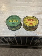 2 Simoniz Vintage Tins
