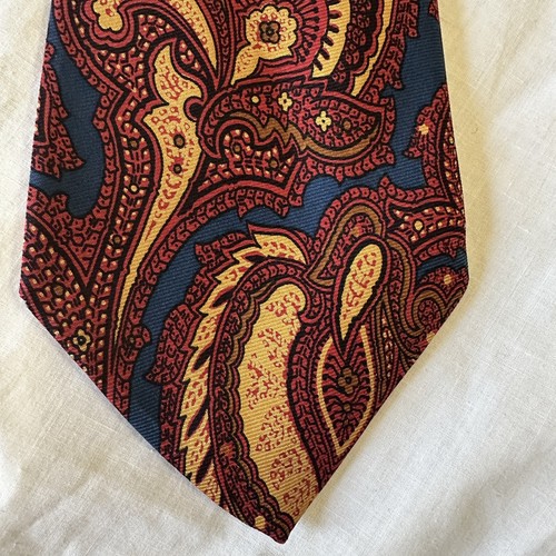 Extremely Rare Vintage Turnbull & Asser of Jermyn St At Bonwit Teller Silk Tie - Picture 13 of 14