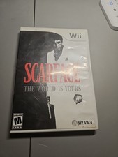 Scarface The World is Yours Nintendo Wii - Complete in Box CIB - Tested & Works
