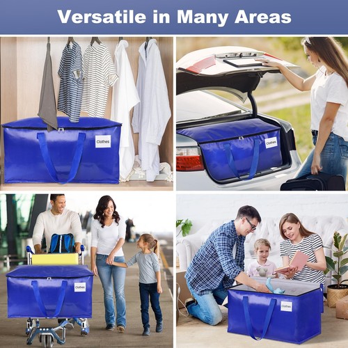 Moving Bags-Heavy Duty Moving Boxes, Storage Totes with Zipper, Reinforced Ha... - Picture 7 of 7