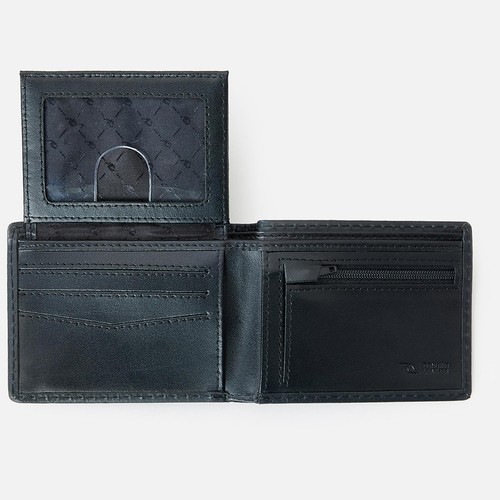 Rip Curl Mens Stashed RFID All Day Wallet Bi-Fold Multiple Card Slot - Black - Picture 5 of 5