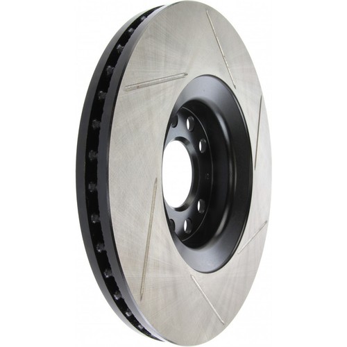 StopTech For Audi A4/A6 Quattro 2000-2009 Brake Rotor Sport Slotted Driver Side - Picture 2 of 8