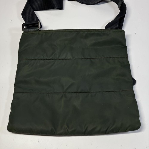 Prada Triangle Logo Plate Shoulder Bag Nylon Crossbody vente