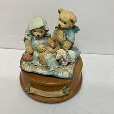 Cherished Teddies 1993 Christmas Nativity 912859 Music Figurine