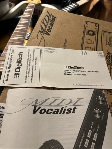 DigiTech 1996 Mv-5 Midi Vocalist Vocal Harmony Processor New In Box /Adaptor - Picture 10 of 12