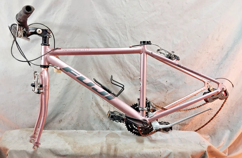 2015 Fuji Absolute 4.0 Conjunto de Quadro de Bicicleta de Estrada Híbrida Médio 17" Java Cafe Commuter~ - Imagem 2 de 4