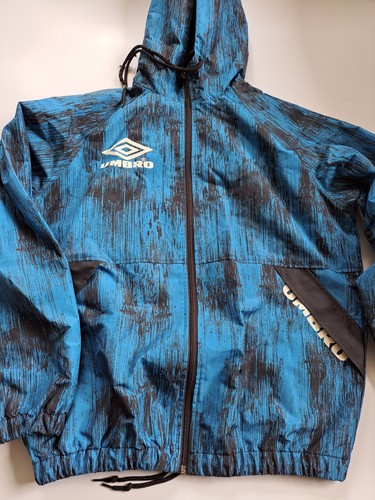 umbro Jacket Vintage Drill City Baggy Liam Maine Road Manchester Style L - Picture 4 of 5