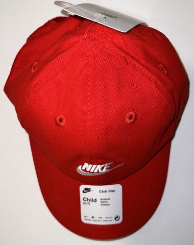 Nike Club Cap Hat Child 4/7 Kids University RED Color Adjustable NWT - Picture 2 of 20