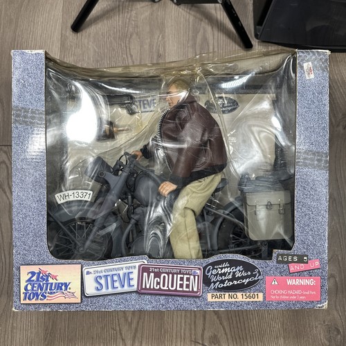 21st Century Steve McQueen on German WWII Motorcycle The Great Escape 1/6
