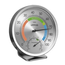 5" Indoor Outdoor Hygrometer/Thermometer, Humidity Gauge Indicator Temperatur...