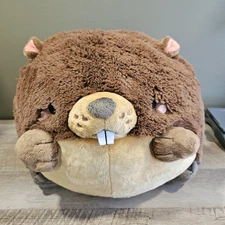 RARE SQUISHABLE LARGE BEAVER NEW RETIRED PLUSH JUMBO GIANT KAWAII CUTE PILLOW
