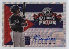 2020 Leaf Metal Draft National Pride Silver Wave Yolbert Sanchez #NP-YS1 Auto
