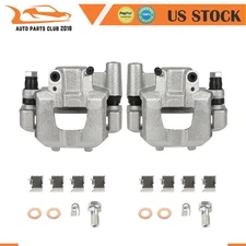 Brake Calipers w/ Bracket Pair For 2005-2010 Scion tC Single Piston Rear