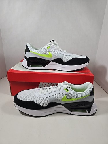 Nike Air Max SYSTM DM 9537 100 Volt 2022 White Black Lime Mens (Size 13) Walking - Picture 1 of 21