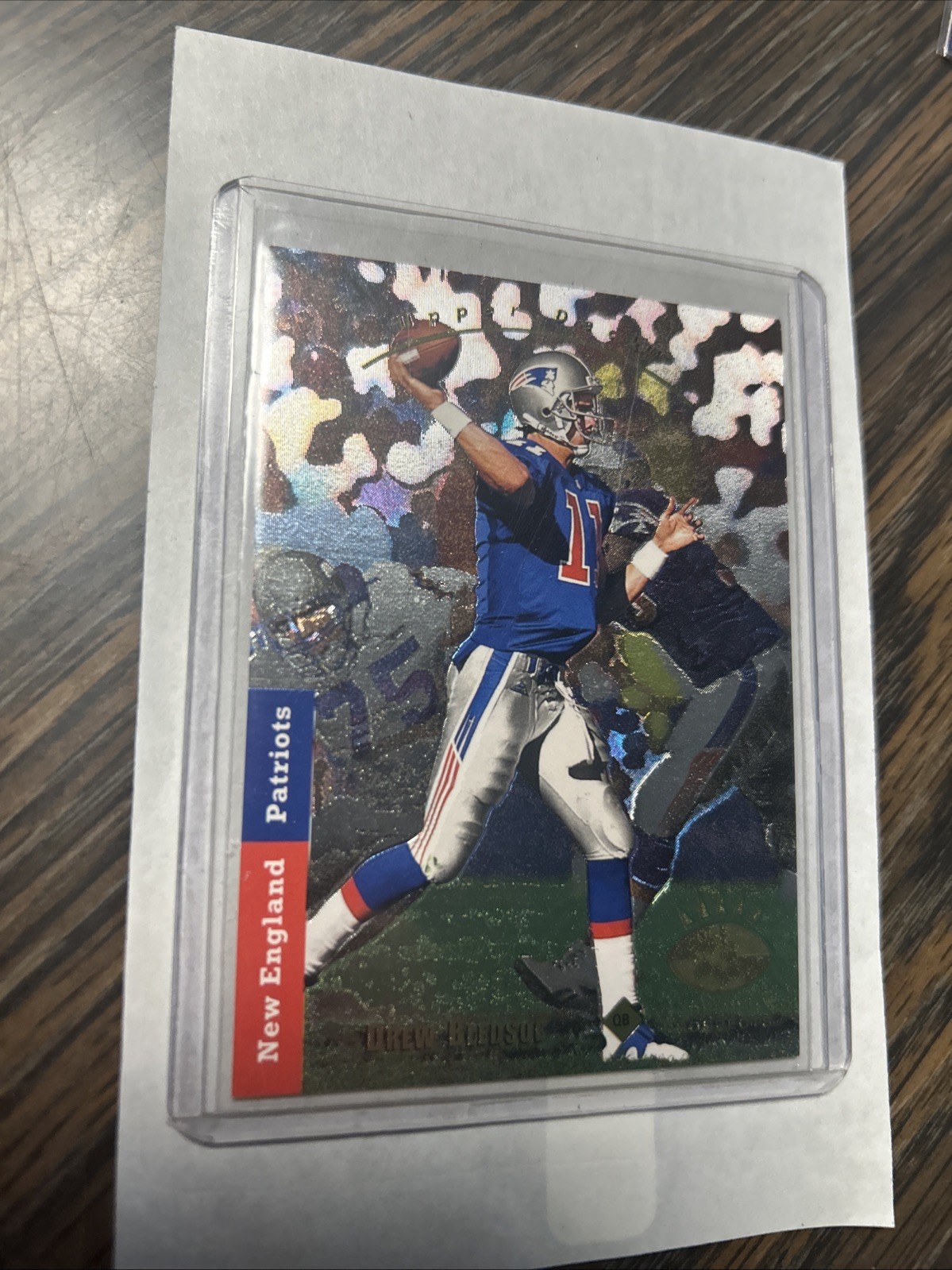 1993 Upper Deck SP Drew Bledsoe RC #9 Foil New England Patriots