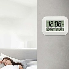 Image of Large Digital Wall Clock Calendar Alarm Clock Time Display Count up Down Timer