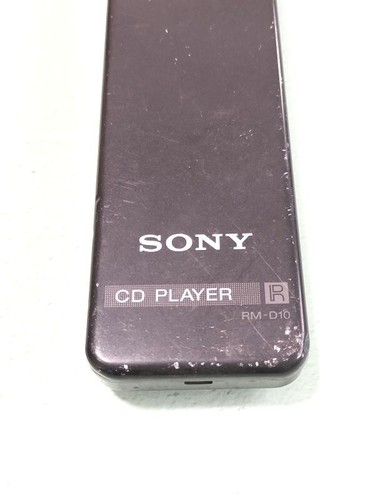 Sony RM-D10 Black Tested CD Player CDP-33 Audio Remote Control Japan JP F/S - Picture 2 of 3