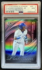 2019 Bowman Platinum Vladimir Guerrero Jr. Presence RC #PP-2 Blue Jays PSA 9