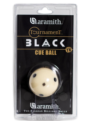 Aramith Tournament Billiard Black Dots Measle Cue Ball 2 1/4'' - Picture 2 of 3