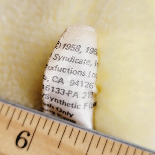 1966 Thumb Sucking Snoopy plush toy with vinyl head & hands (no blanket) - Picture 13 of 20
