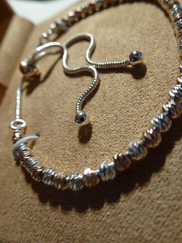 MIA FIORE MADE IN ITALY STERLING SILVER & ROSE GOLD  ADJUSTABLE SLIDE BRACELET - Bild 8 von 10