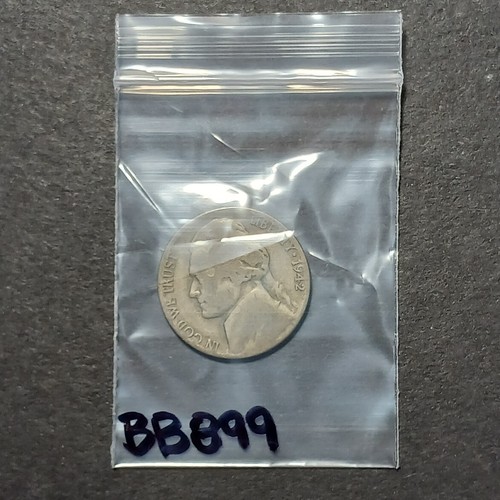 1942 S Nickel War Nickel WW11 Era Silver Coin Avg Circ Melt & Go Auction  - Picture 5 of 5