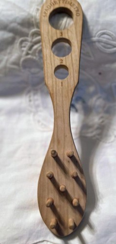 Servidor Espaguetímetro Madera Vintage y Medida 1 Porción o 2 o 3 Longitud 12.5" - Imagen 1 de 4