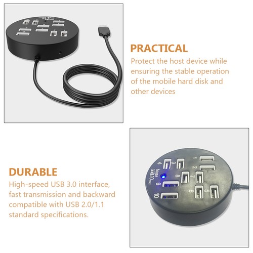 Data Cable Laptop Usb Extender Multiple Port Adapter Hub Splitter Expander - 第 8/11 張圖片