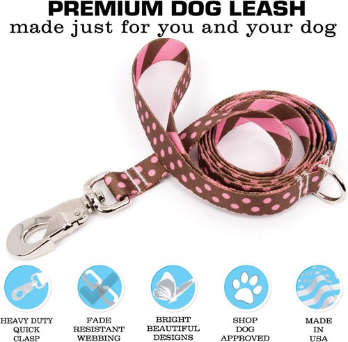 VANGOGH noche estrellada - Correa de perro de 3/4 pulgadas calidad poliéster a prueba de decoloración, hecha en EE. UU. - Imagen 3 de 7