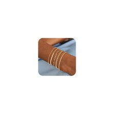 Gold Bracelets for Women,Dainty Bracelets Set for Women Trendy, Gold Bracelets S