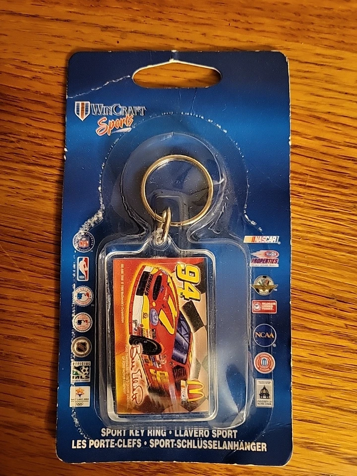 Vintage Bill Elliott #94 McDonald’s 1997 Ring Key Chain - Image 2 of 4