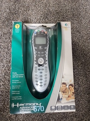Logitech HARMONY 670 Advanced Universal TV Remote Control NEW In open Box