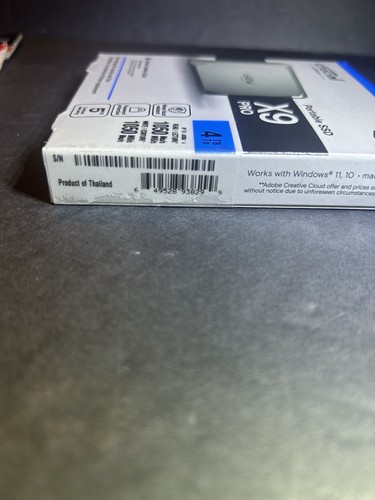 -Crucial X9 Pro 4TB PortableSSD - 1050MB/s Read/Write, Water/Dust Resistant - Afbeelding 4 van 4